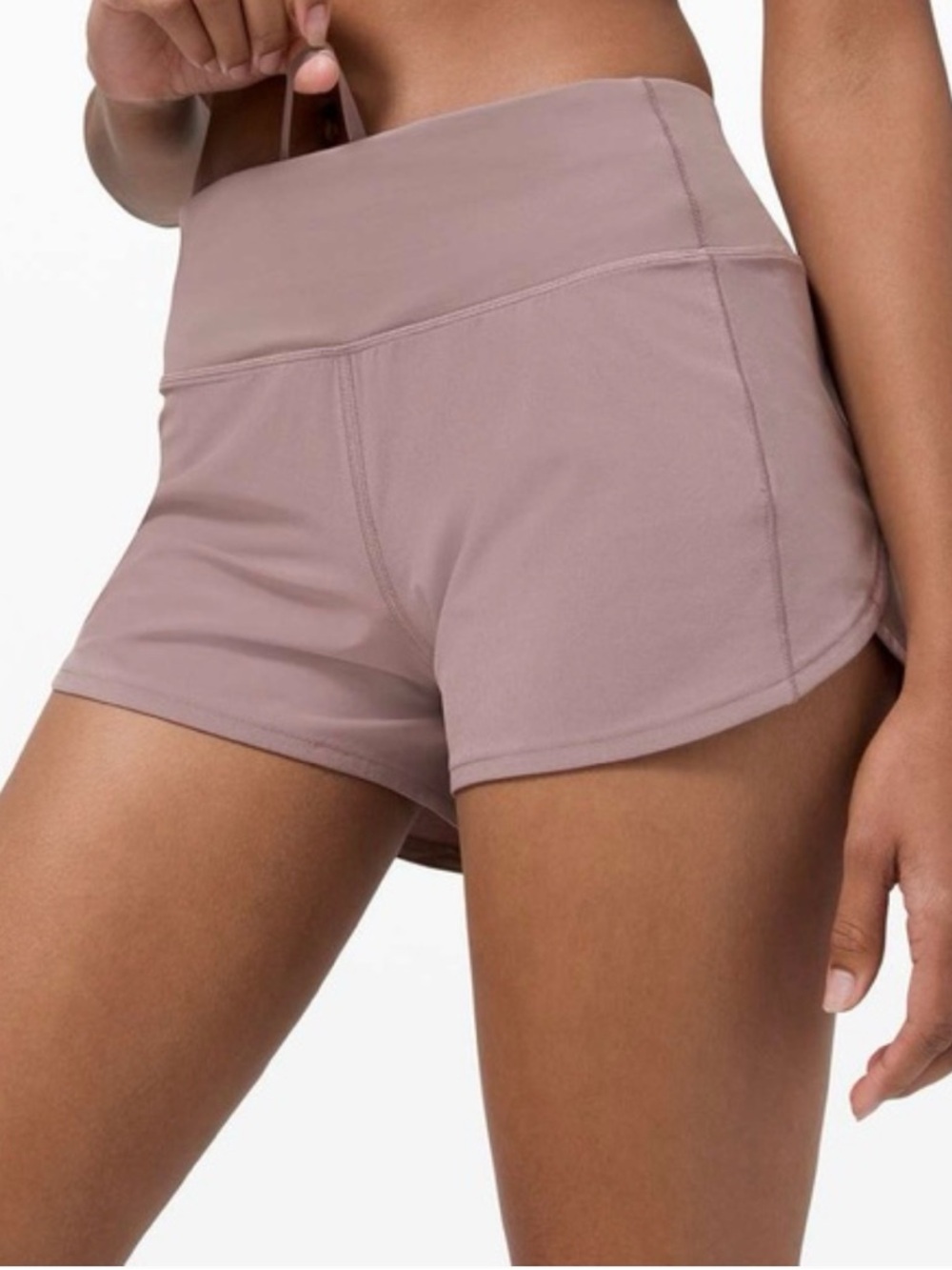 lululemon athletica Dusty Mauve High-Rise Athletic Shorts